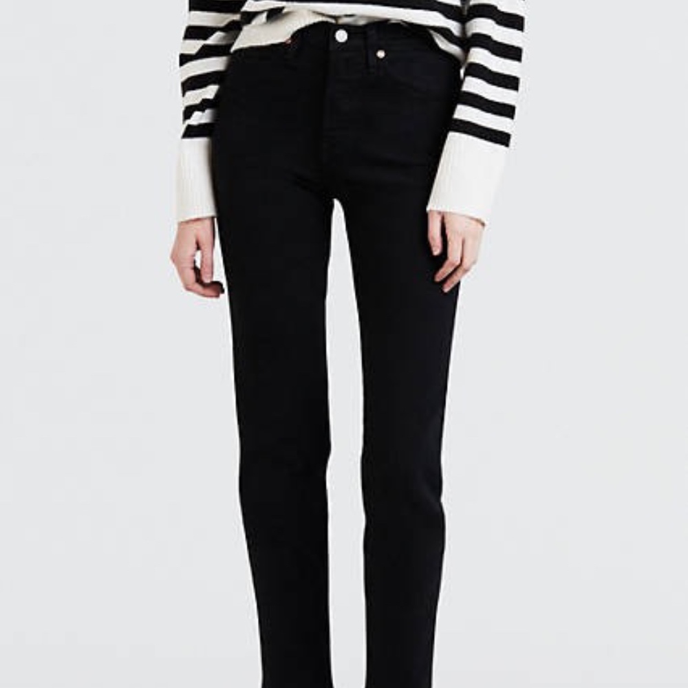 Levi's Wedgie Fit Straight Women's Jeans -- Black